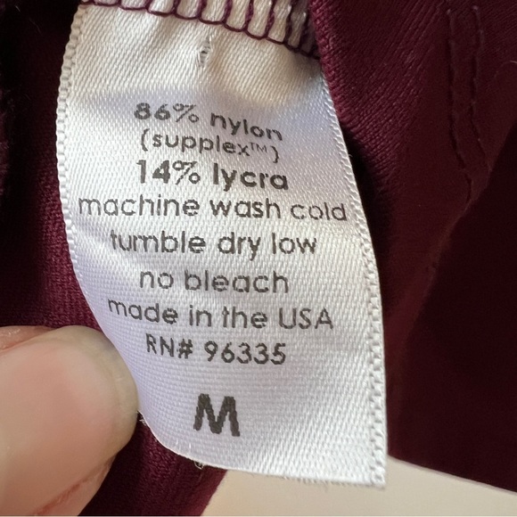 Susana Monaco Burgundy Off the Shoulder Bell Sleeve Tie Back Top - Picture 10 of 10